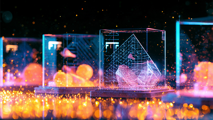 a futuristic image for the FTF awards